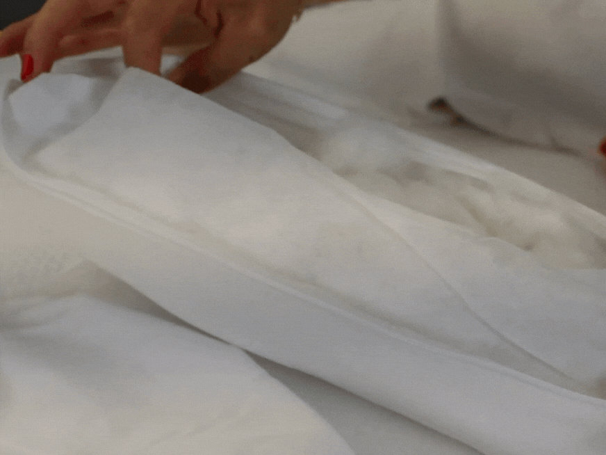 Füllung des mySheepi Kids Pillow